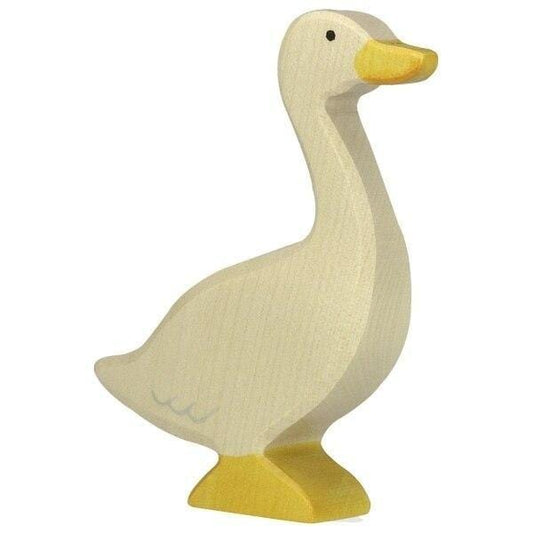 Wooden Goose Standing Holztiger Lil Tulips