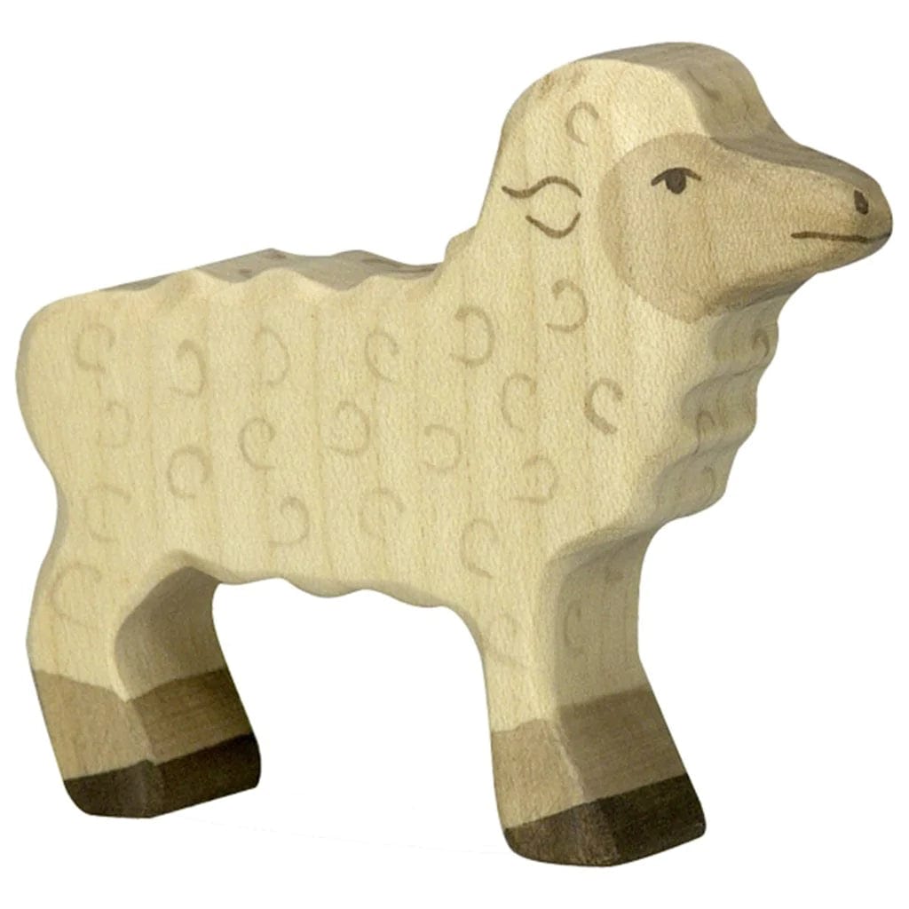 Wooden Lamb Small Holztiger Lil Tulips