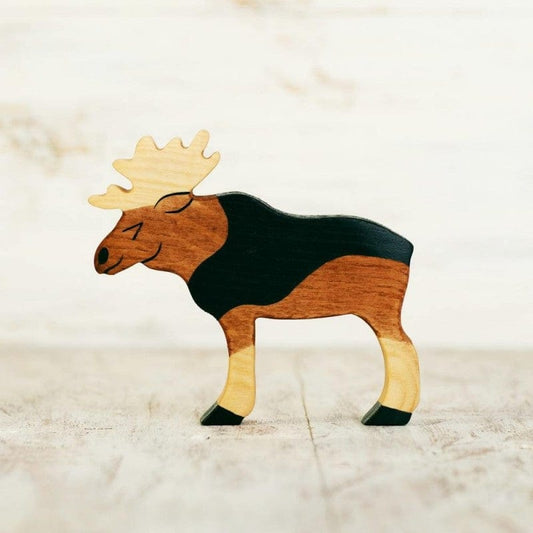 Wooden Moose Toy Wooden Caterpillar Lil Tulips