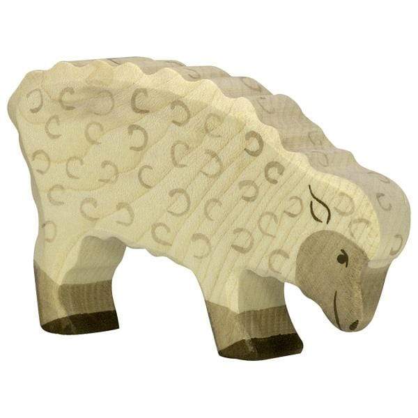 Wooden Sheep Feeding Holztiger Lil Tulips