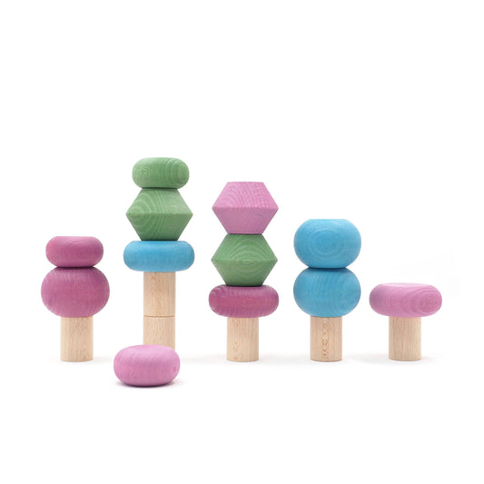 Wooden Spring Stacking Trees Lubulona Lil Tulips