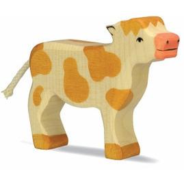 Wooden Standing BROWN Calf Holztiger Lil Tulips