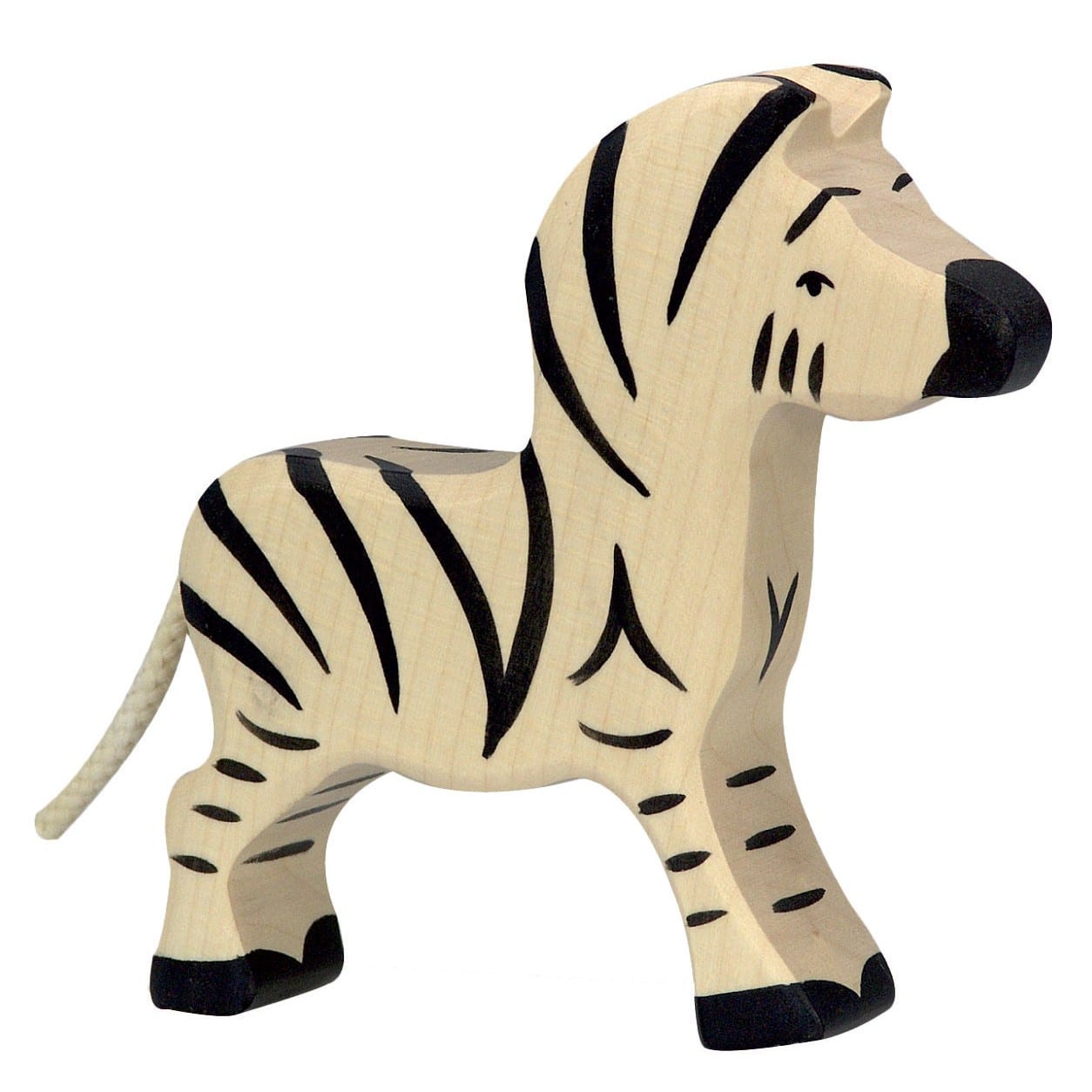 Wooden Zebra Foal Holztiger Lil Tulips