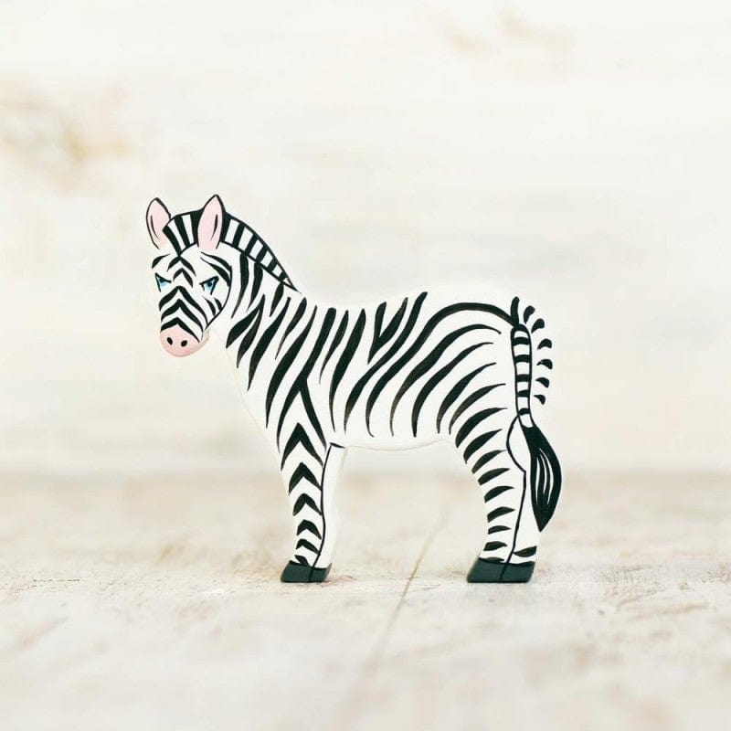 Wooden Zebra Toy Wooden Caterpillar Lil Tulips