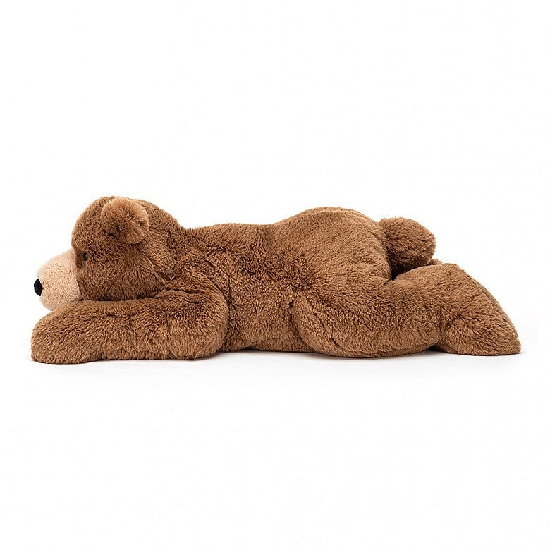 Woody Bear Lying Pose JellyCat JellyCat Lil Tulips