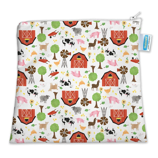 XL Sandwich Bag - Farm Life Thirsties Lunch Boxes & Totes Lil Tulips