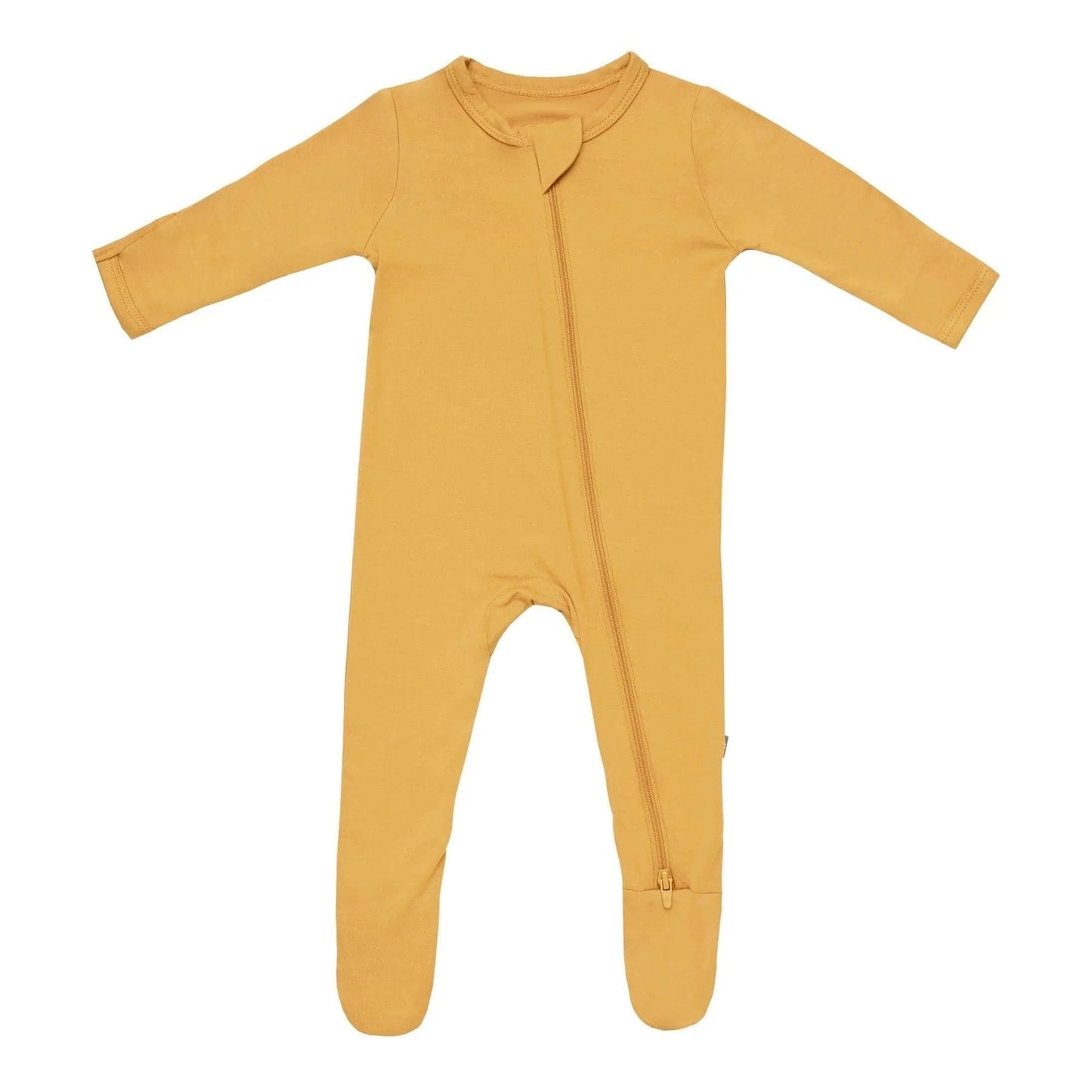 Zippered Footie in Marigold Kyte Baby Lil Tulips