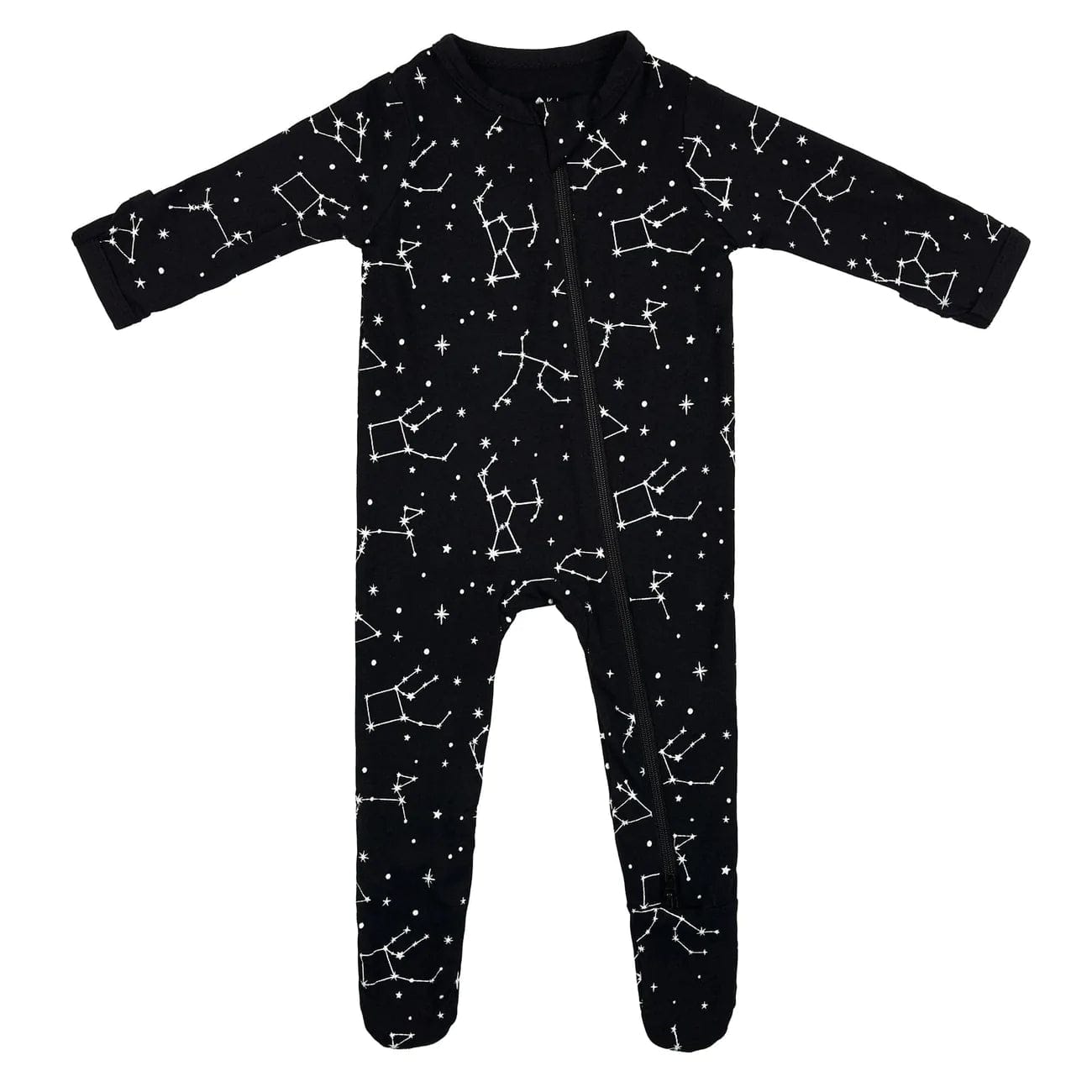 Zippered Footie in Midnight Constellation Kyte Baby Lil Tulips